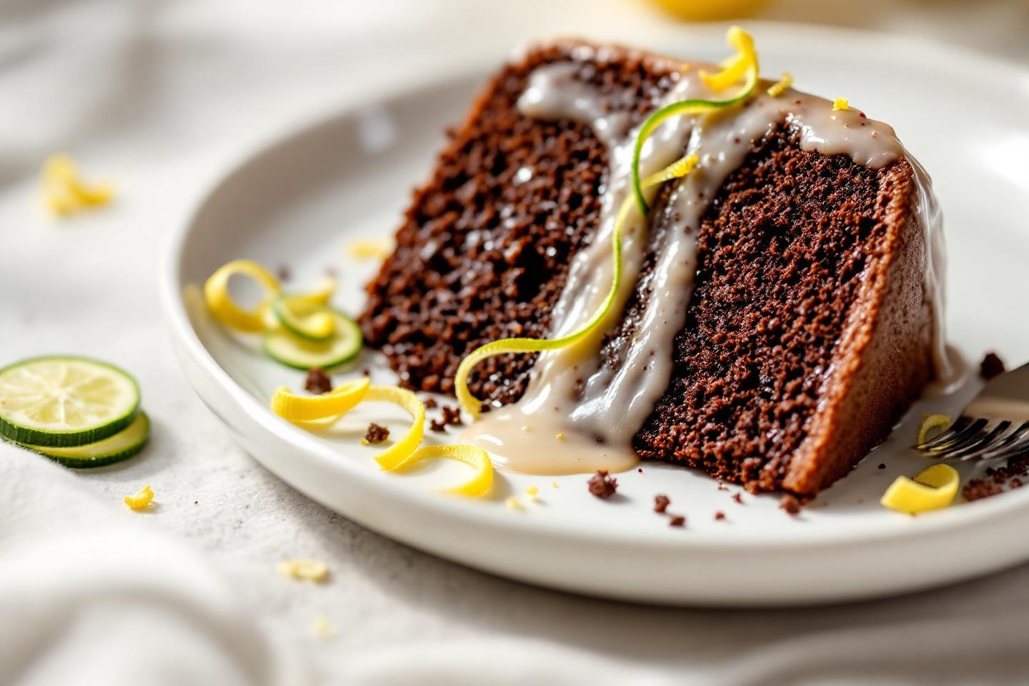 Tout le monde raffole de ce cake moelleux courgette-chocolat au glaçage citron (parfait pour un goûter estival léger et réussi !)