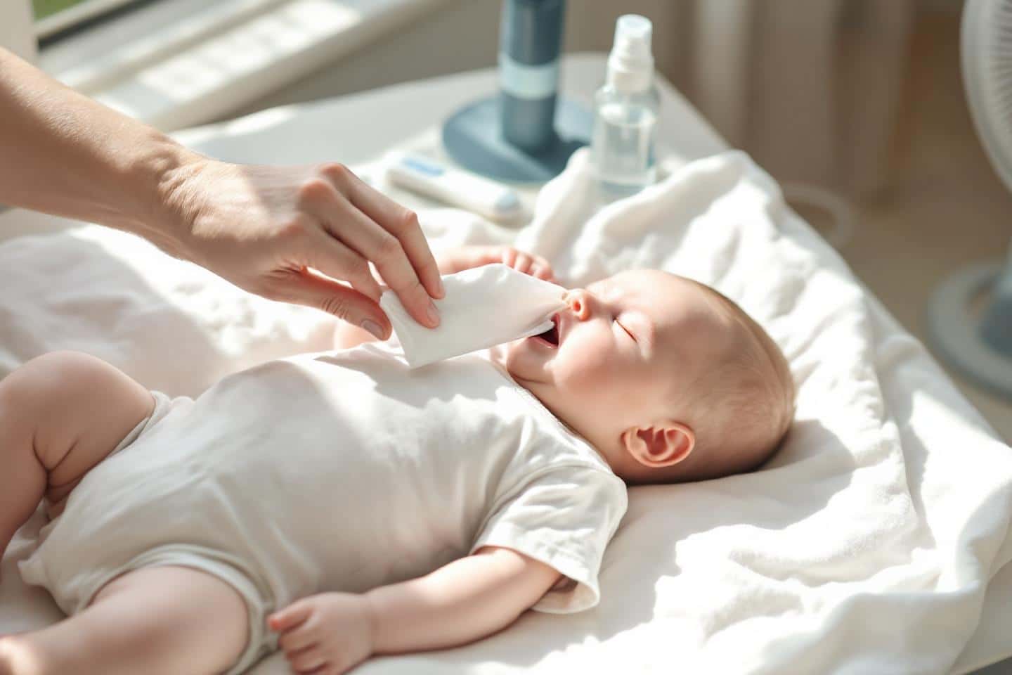 Bébé enrhumé en été : les gestes essentiels pour éviter les complications, selon les experts