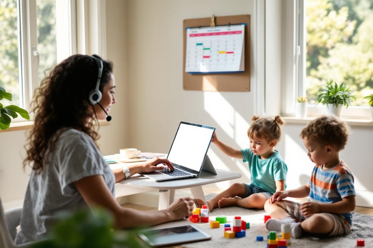Comment concilier efficacement télétravail et enfants à la maison : stratégies d’experts pour maintenir l’équilibre familial pendant les vacances