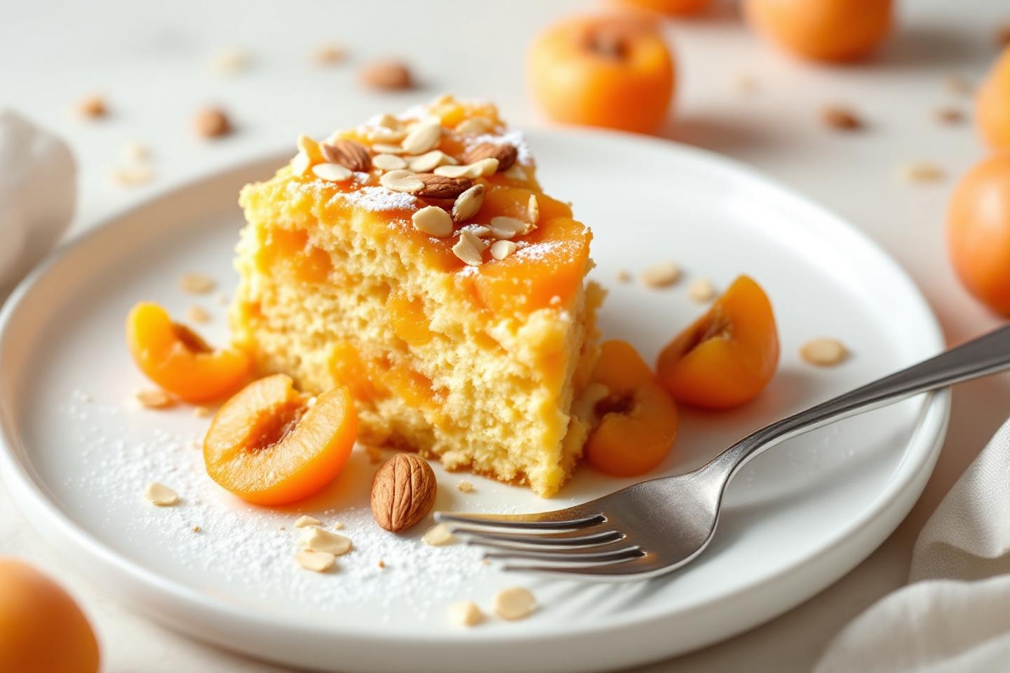 Ultra moelleux, fruité et prêt en un clin d&rsquo;œil : voici le gâteau abricots-amandes qui régale !