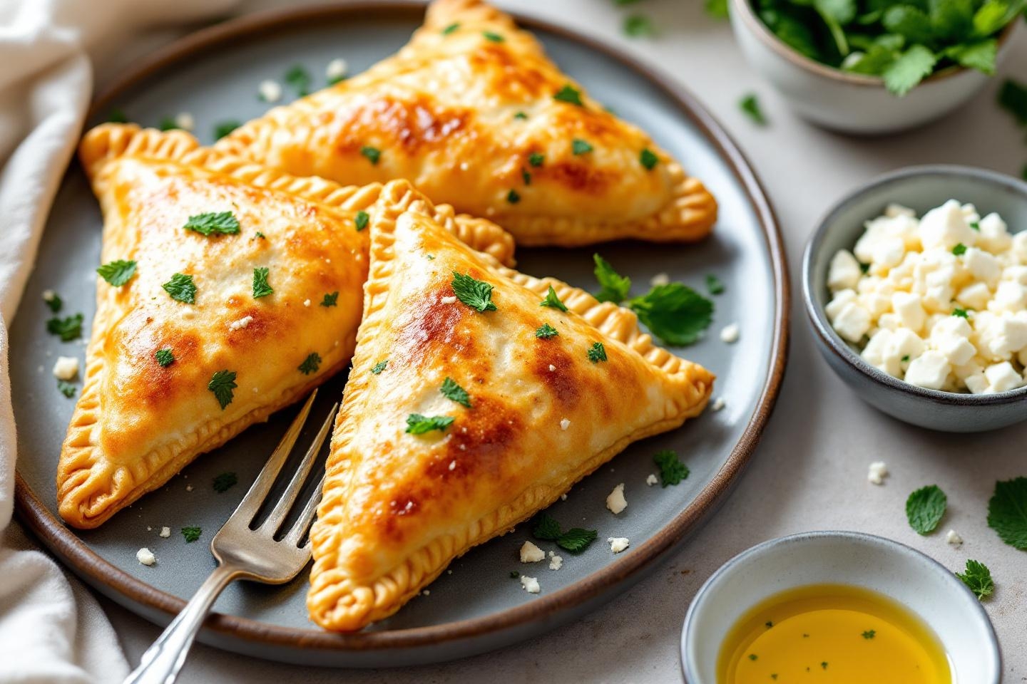 Fraîches et ultra rapides à préparer, ces bricks feta-menthe qui fait du bien aux futures mamans (et à toute la famille !)