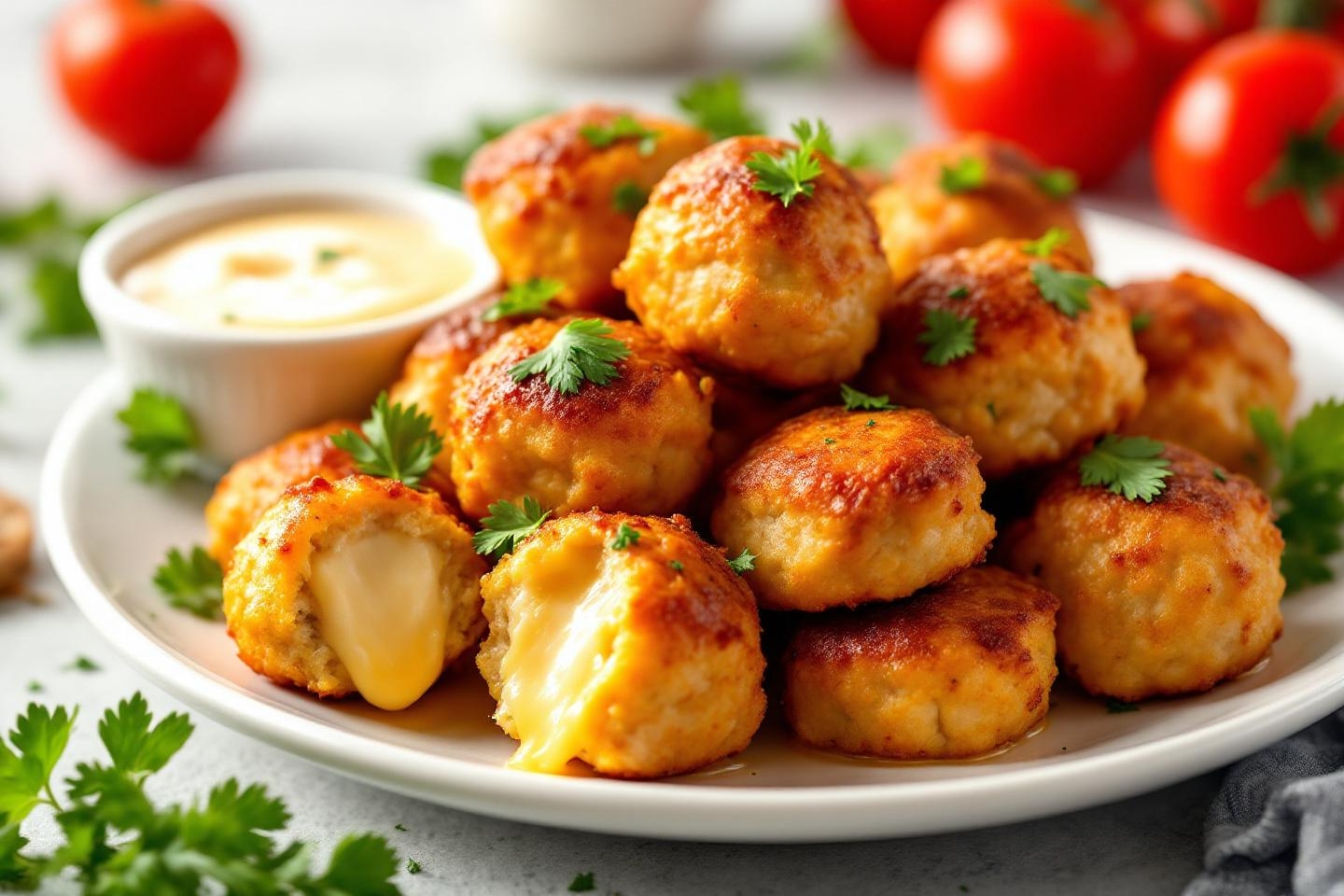 Une recette ultra-fondante, facile et rapide : essayez ces boulettes de poulet au fromage qui plairont à toute la famille !