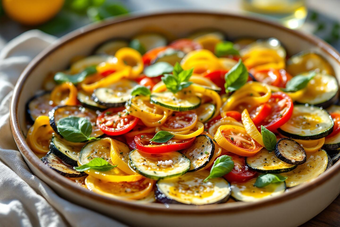 Du soleil dans l’assiette et zéro stress : la recette d’un tian de légumes tendres qui régale vraiment toute la famille !