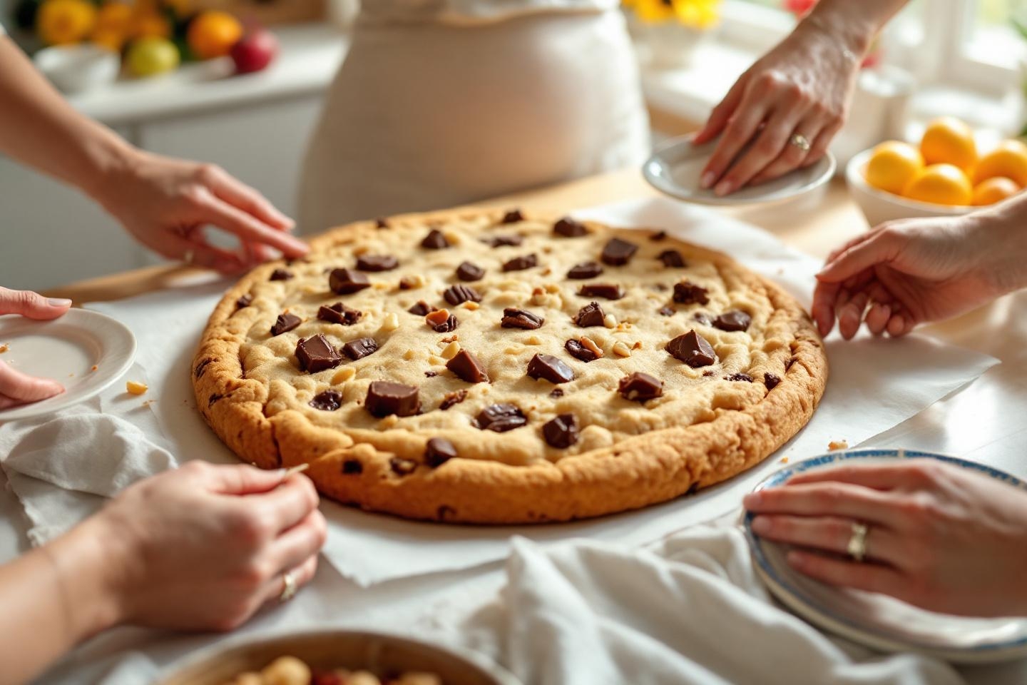 Quand la gourmandise rassemble : ce cookie géant sera LE goûter réconfortant des parents pressés et futures mamans