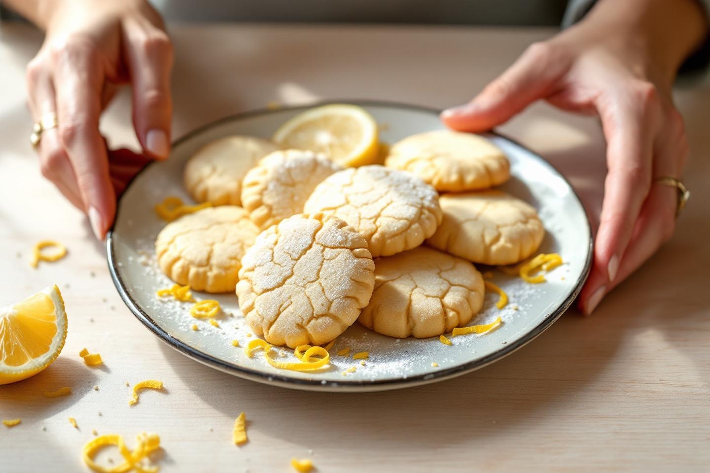 Craquez pour ces sablés citron-pavot ultra fondants, un goûter lumineux parfait pour les futurs ou jeunes parents qui ont besoin d’une pause gourmande !