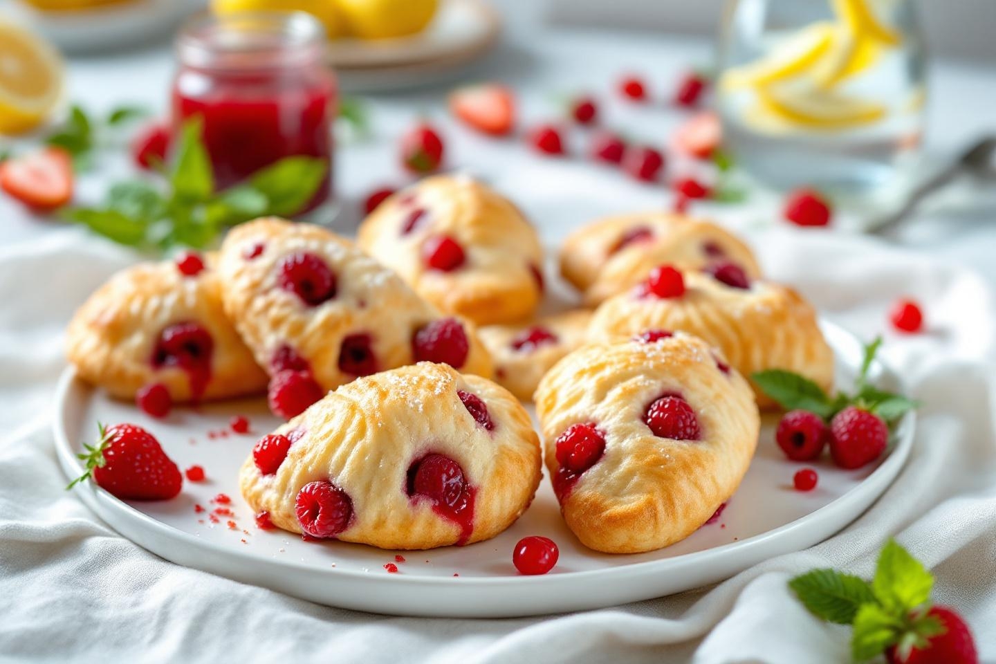 Moelleuses, prêtes en 20 minutes et pleines de fruits rouges : ces madeleines sont l’en-cas estival idéal !