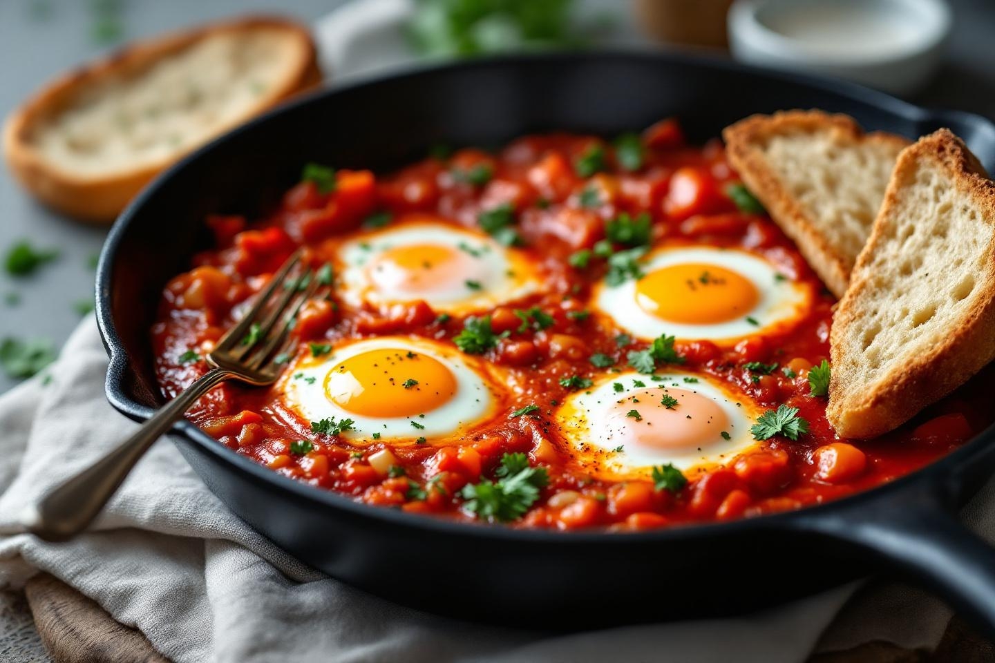 Plat doudou et ultra facile : la shakshuka, une poêlée tomate-œufs aux épices douces qui régale les parents pressés et futures mamans