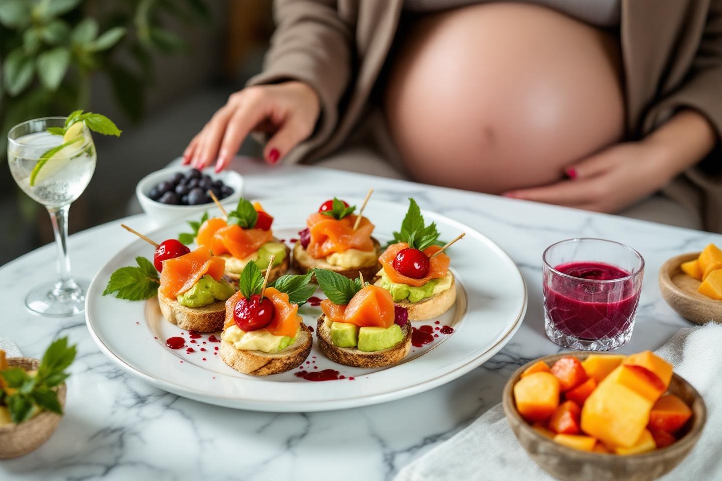 Ce n’est pas parce que vous êtes enceinte que vous n’avez pas le droit à un petit apéro aussi : 7 recettes géniales prêtes en moins de 5 minutes !
