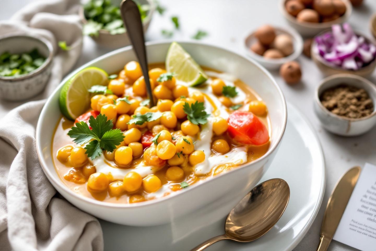 Prête en un rien de temps, cette recette de curry crémeux aux pois chiches va régaler les futures mamans comme les jeunes parents les soirs de grande fatigue