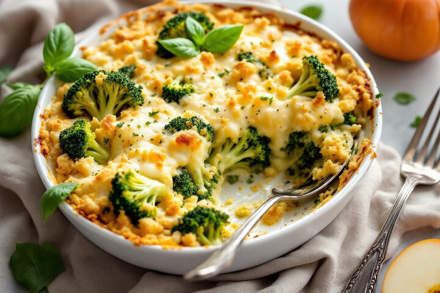 Voici le gratin de brocoli tout doux et rapide qui sauve les soirs pressés des futures mamans et jeunes parents