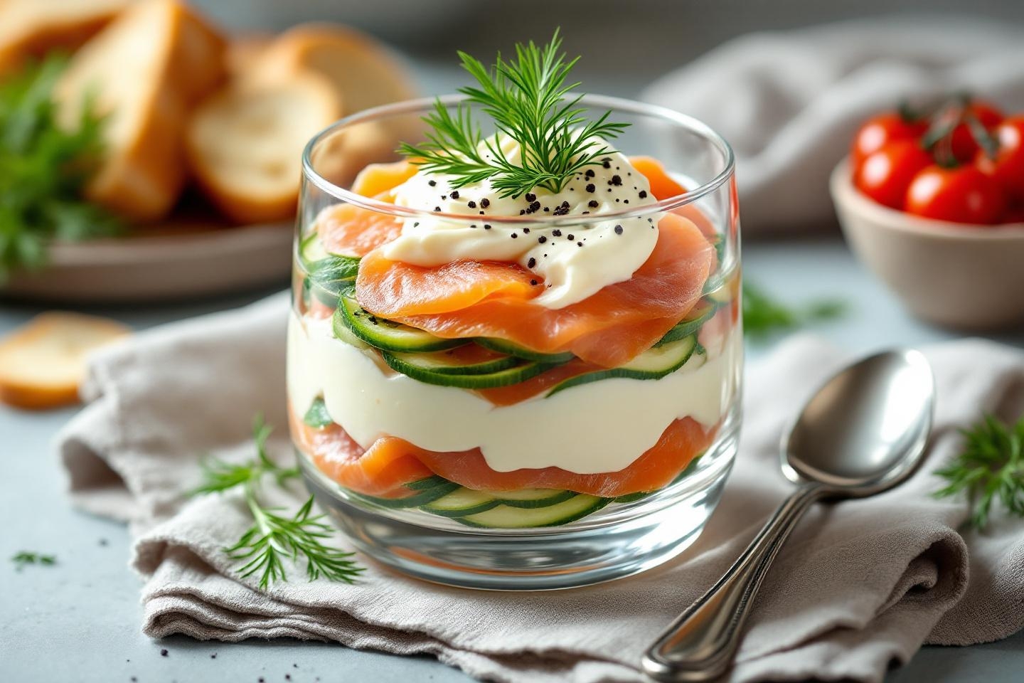 Envie de fraîcheur et de réconfort ? Ces tiramisus salés sans cuisson sont parfaits pour les jeunes parents pressés !