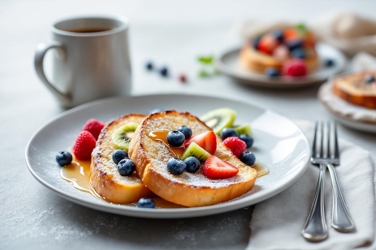 Petit-déjeuner express, ultra-moelleux et plein d’énergie pour parents pressés : le pain d’épices perdu aux fruits frais !