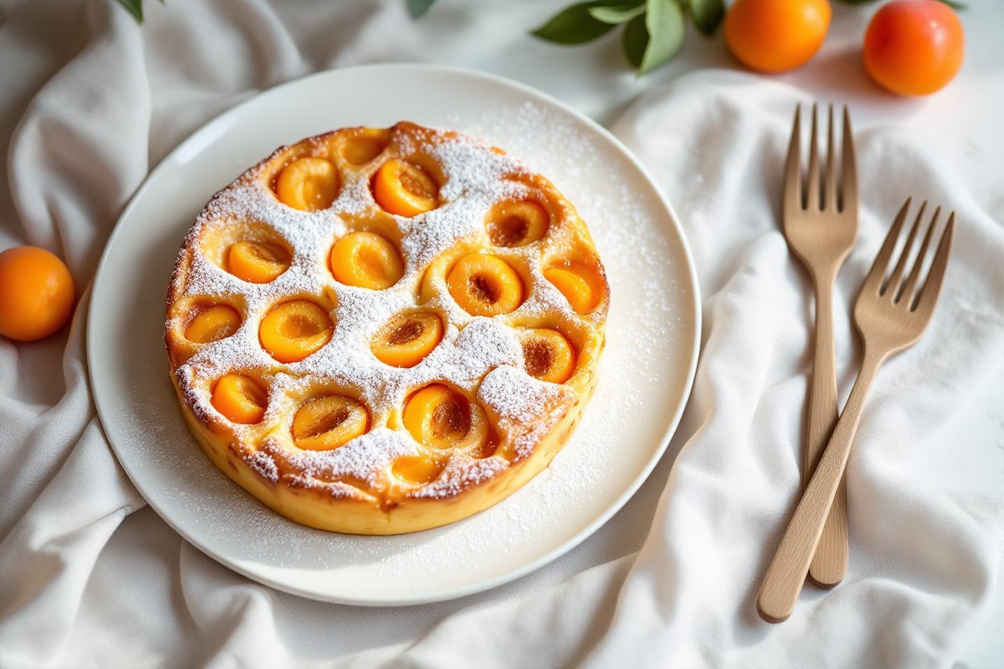 Moelleux à souhait et léger, ce clafoutis aux abricots réconforte petits et grands en toute simplicité