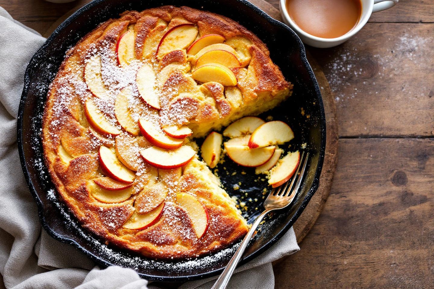 Le goûter moelleux aux pommes qui fait du bien : la recette ultra facile pour se régaler sans allumer le four !