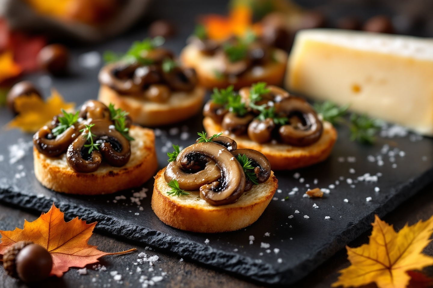 Ces apéritifs aux champignons prouvent que la star de la soirée n’est pas toujours le fromage !