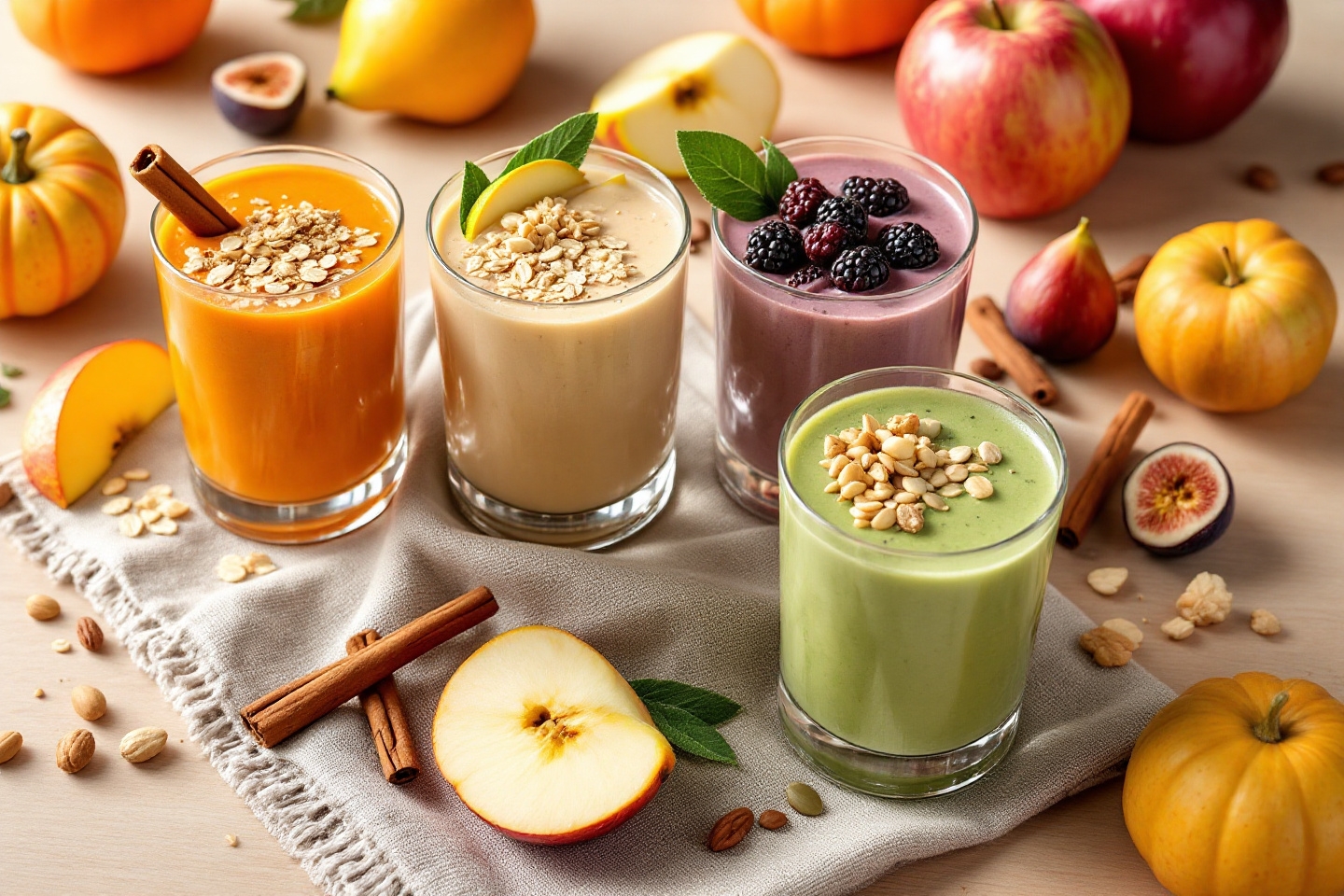 4 smoothies d’automne réconfortants à préparer en un clin d’œil pour jeunes parents et futures mamans gourmands et pressés