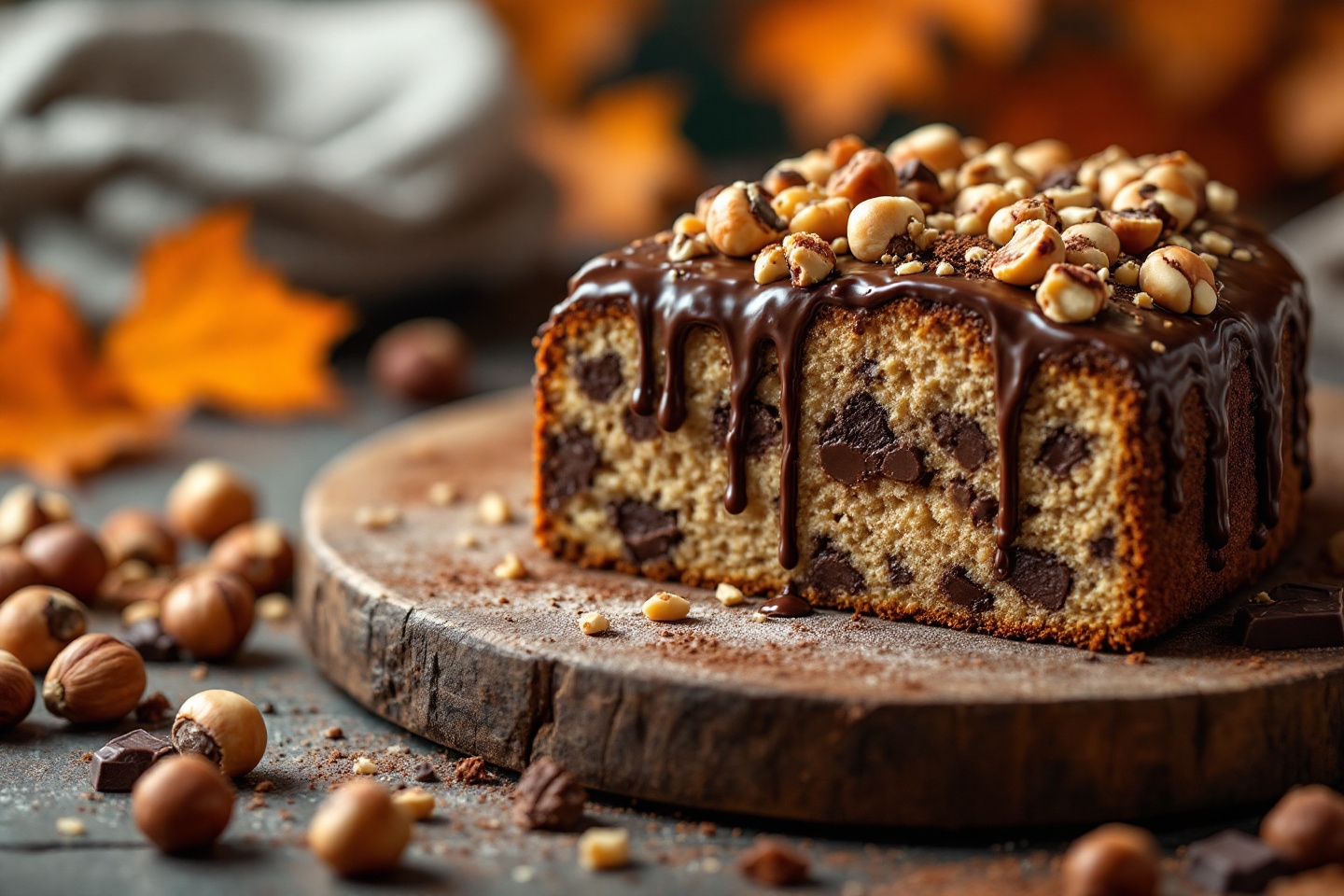 Recette facile : le cake noisette-chocolat moelleux qui devient votre douceur préférée de l’automne