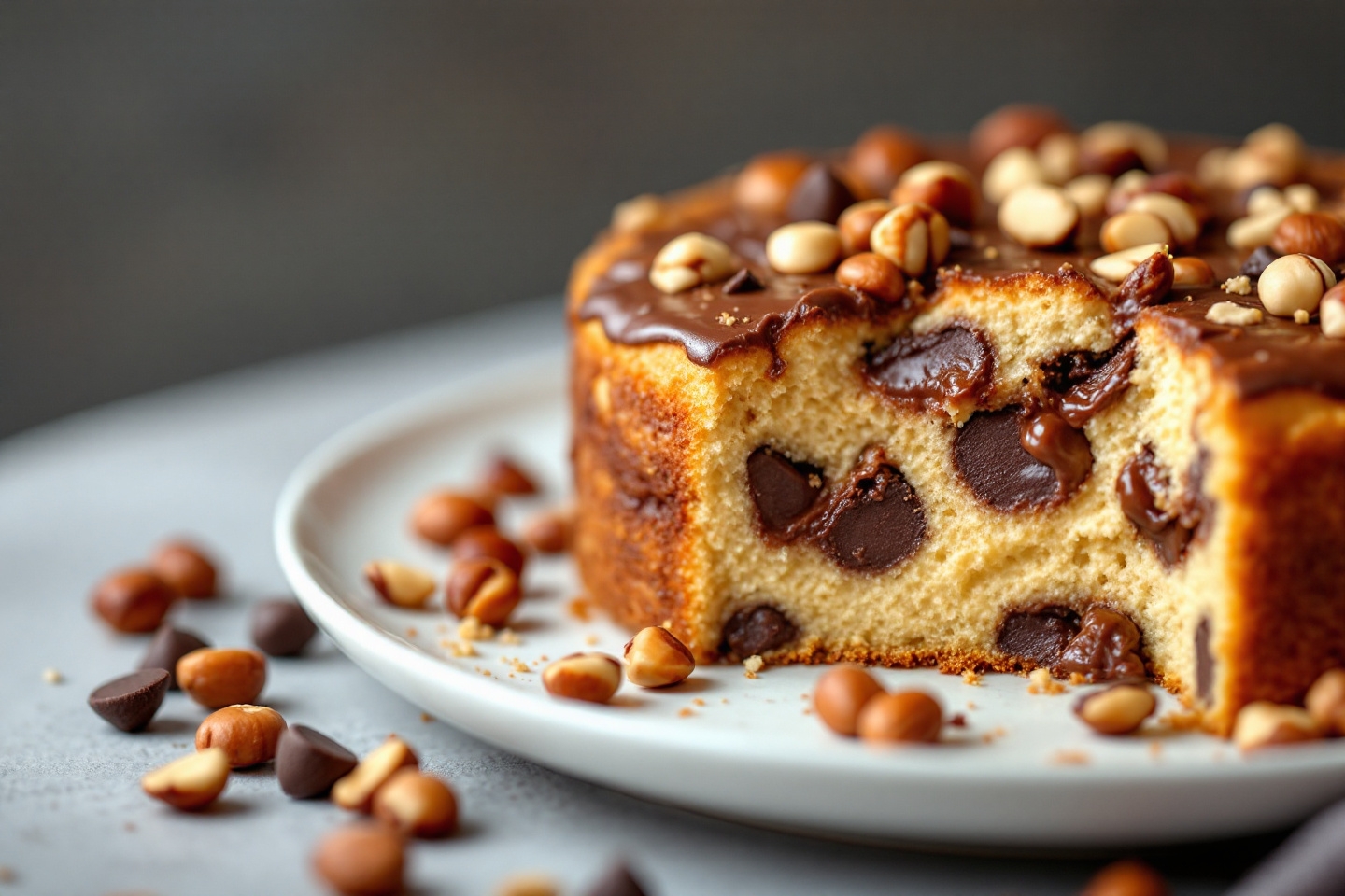 Moelleux, croquant et prêt en un rien de temps : le gâteau réconfort chocolat noisette qui séduit en une bouchée !