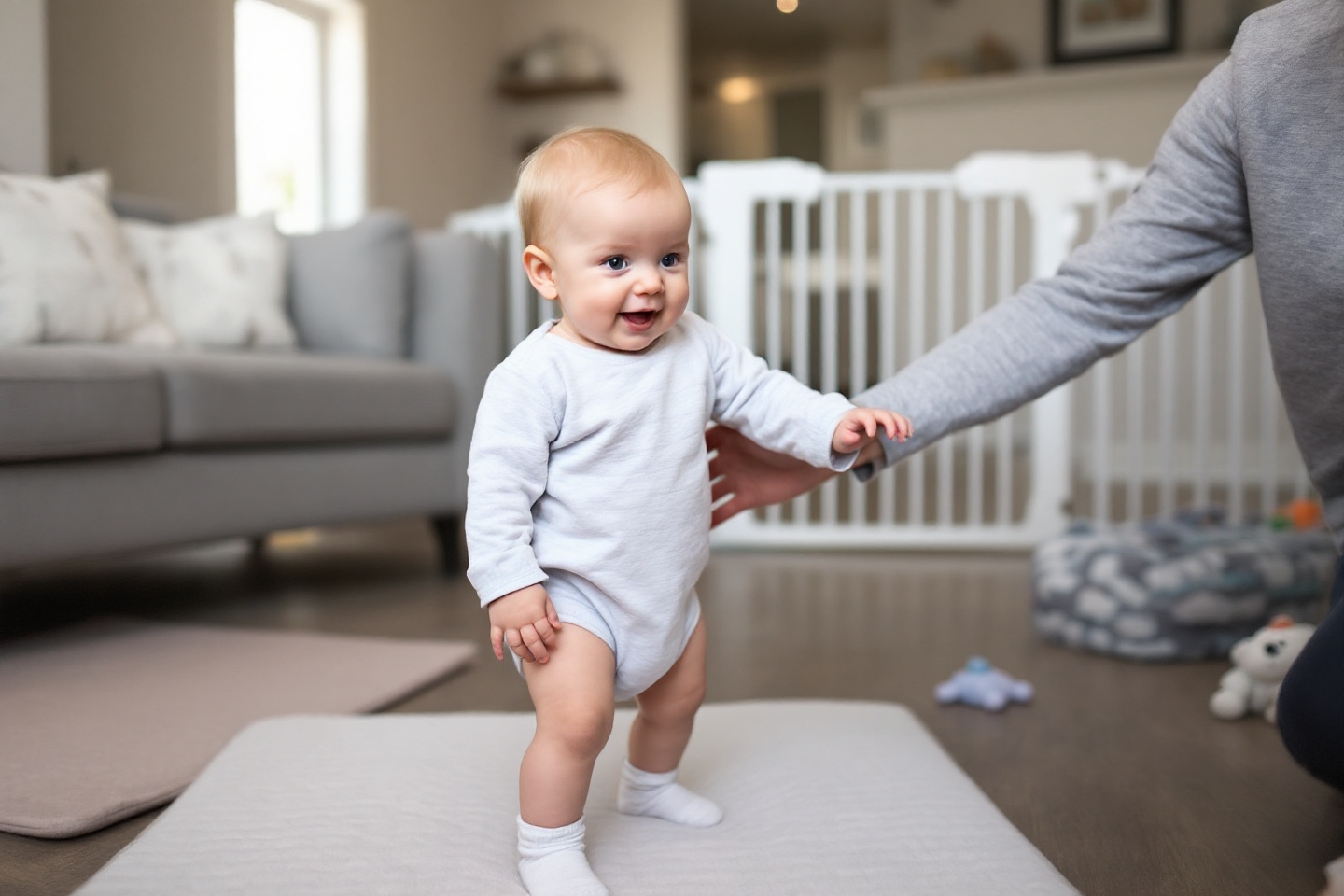Premiers pas de bébé : comment éviter les chutes et dangers à la maison ?