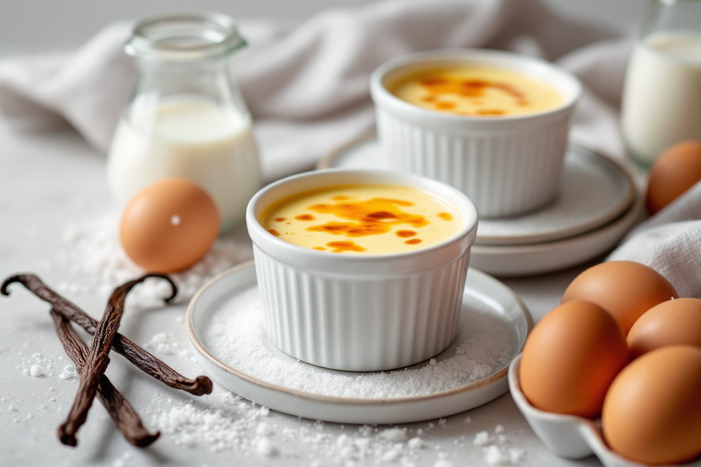 Le dessert réconfortant qui ne se démode jamais : les vrais œufs au lait traditionnels