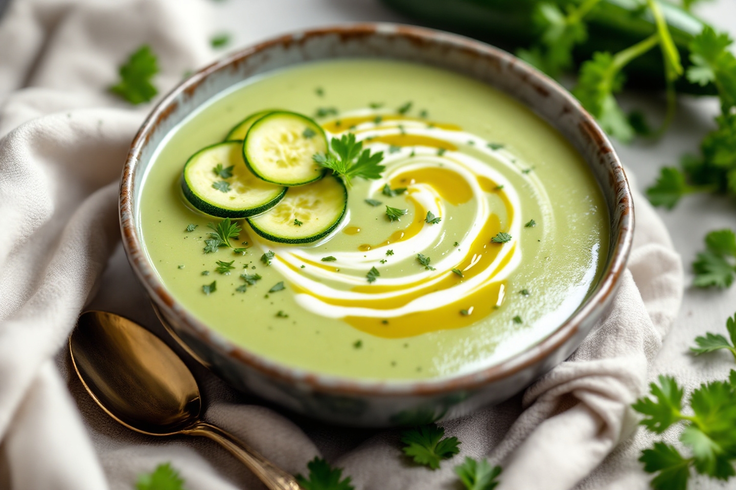 Prête en moins de 15 minutes, succulente et réconfortante, cette soupe de courgettes crémeuse est le repas parfait pour jeunes parents épuisés !