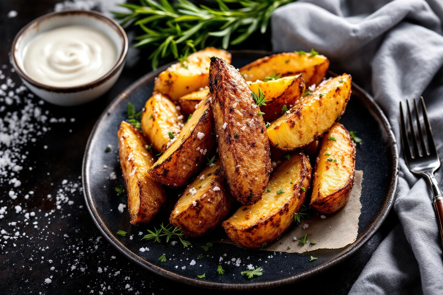 Vous rêvez de potatoes maison croustillantes et délicieuses ? Essayez cette recette express parfaite !