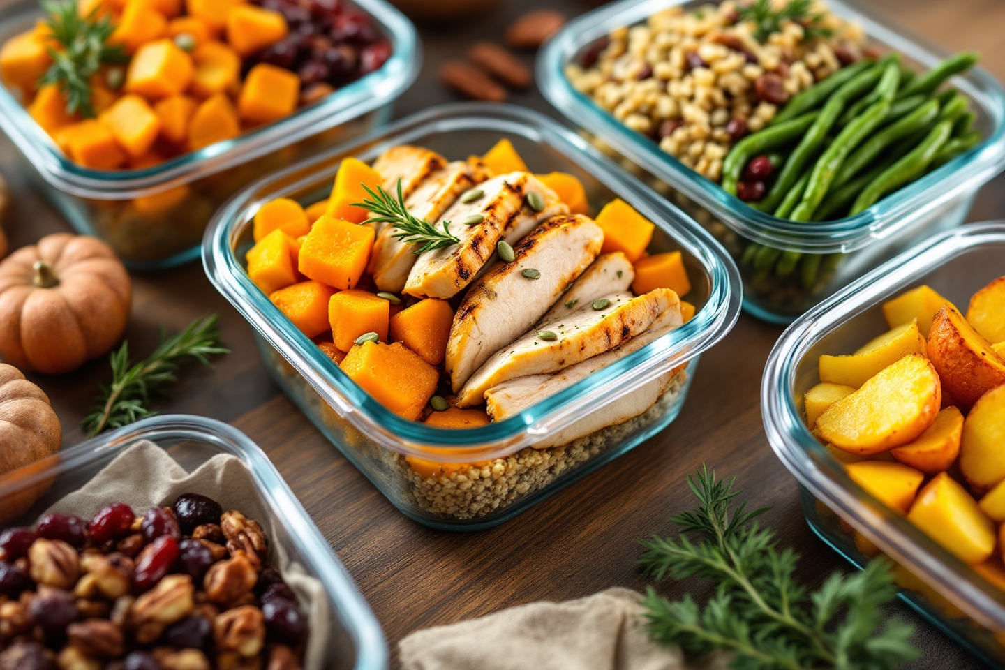 Le meal prepping d’automne qui séduit les familles pressées : une semaine entière à préparer à l’avance sans prise de tête !
