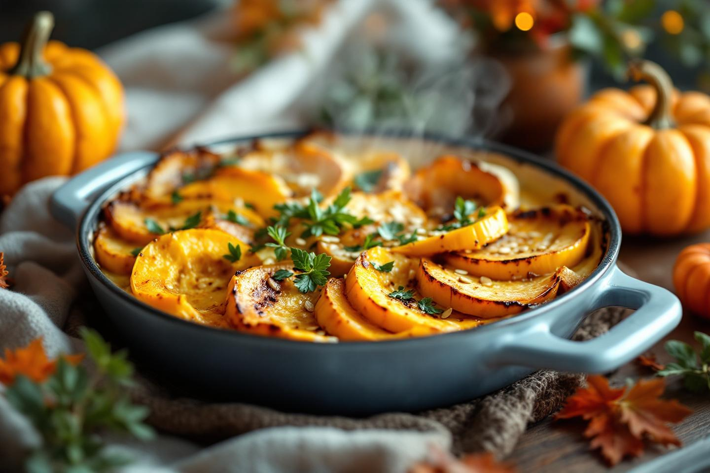 Craquez pour ce gratin de courge fondant sans crème : le plat douillet des soirs d’automne qui fait l’unanimité