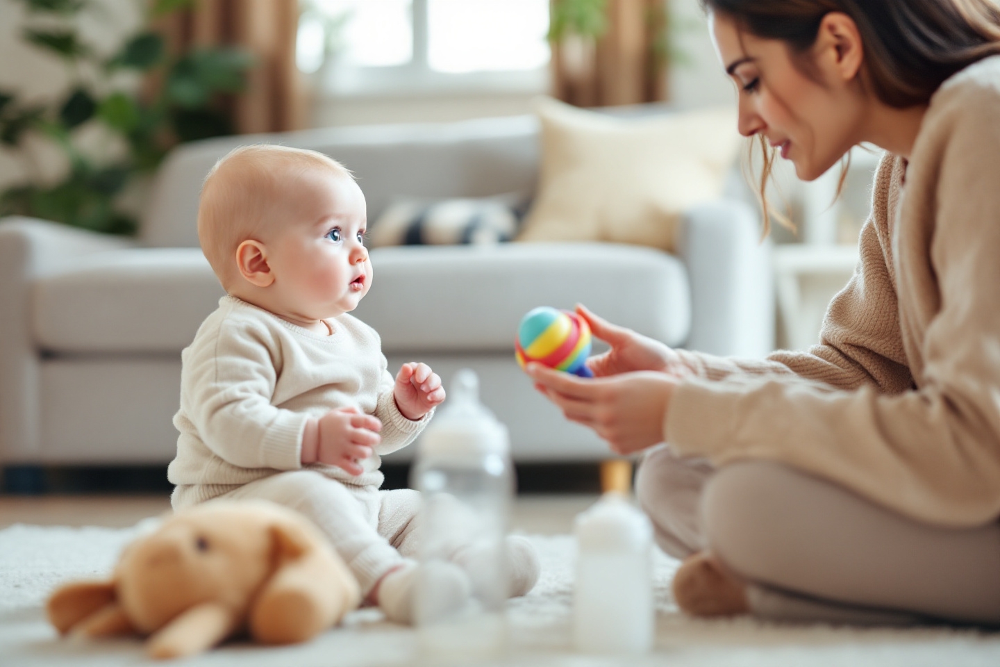 à 10 mois, bébé ne babille pas : quand faut-il consulter un spécialiste ?