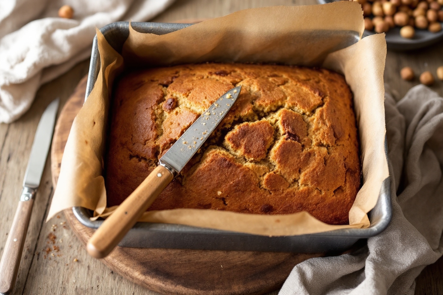Vous cherchez un peu de réconfort en automne ? Le cake noisette de Cyril Lignac est la réponse parfaite !