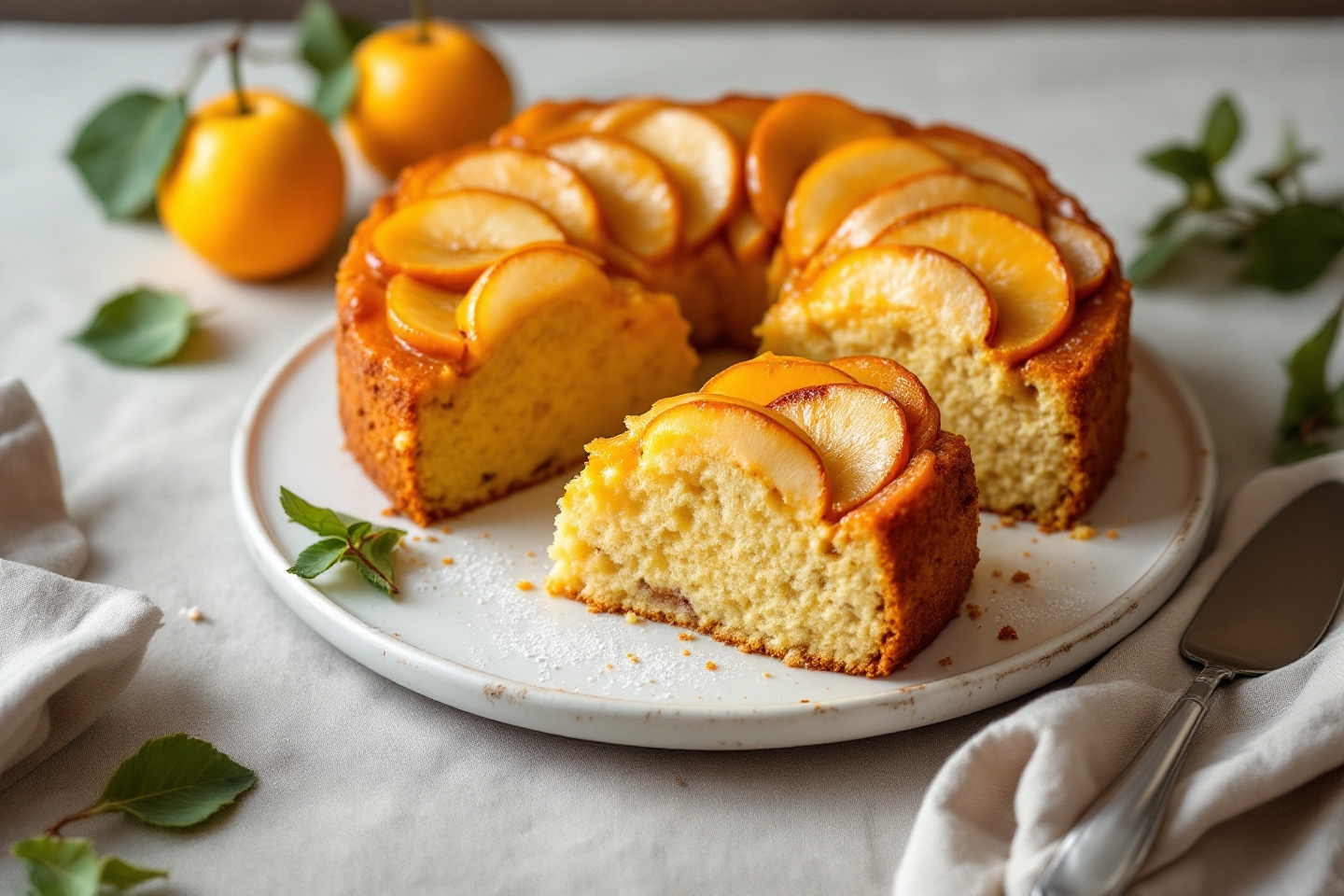 Chaque part de ce gâteau aux coings moelleux est une promesse de pur réconfort !