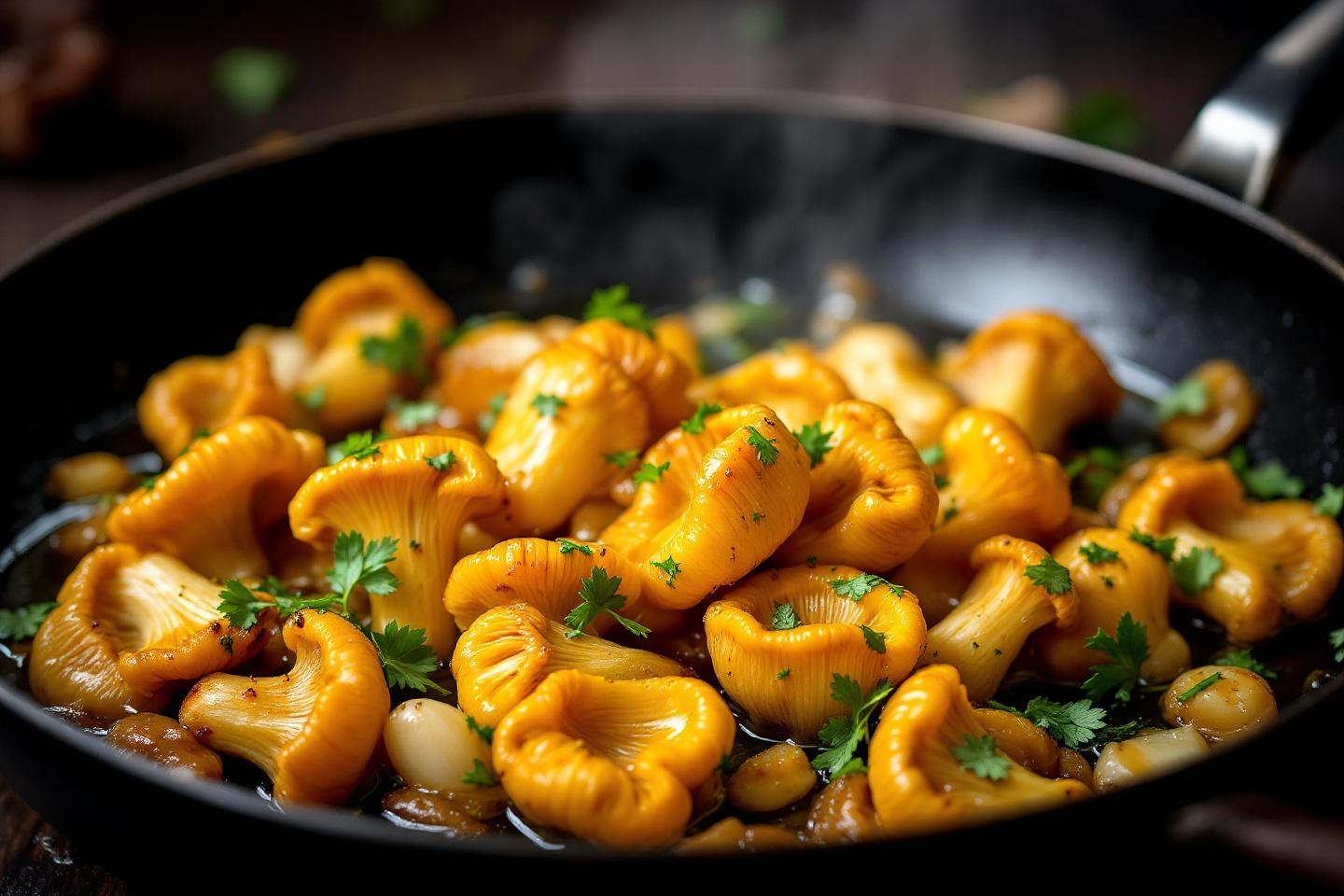 Cette poêlée de girolles est si simple qu’on se demande pourquoi on ne la fait pas tous les jours !