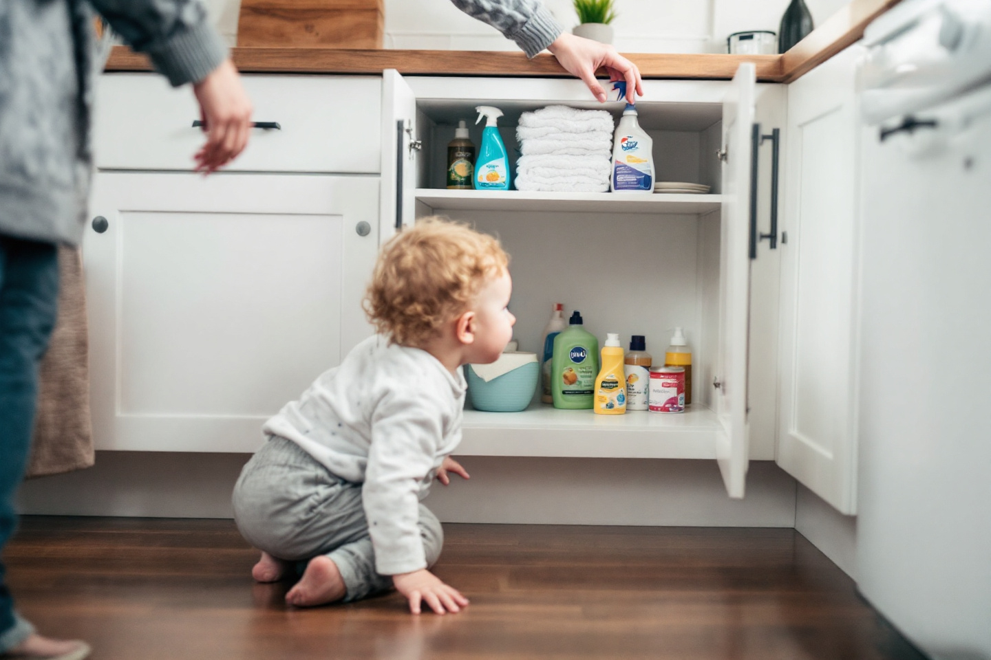 Les bons réflexes pour éviter l’intoxication de bébé avec les produits ménagers au quotidien