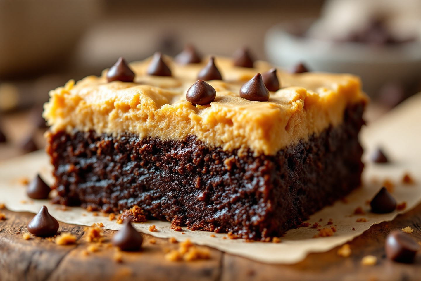 La gourmandise ultime de l’automne : ce gâteau fondant moitié cookie, moitié brownie fait l’unanimité au goûter