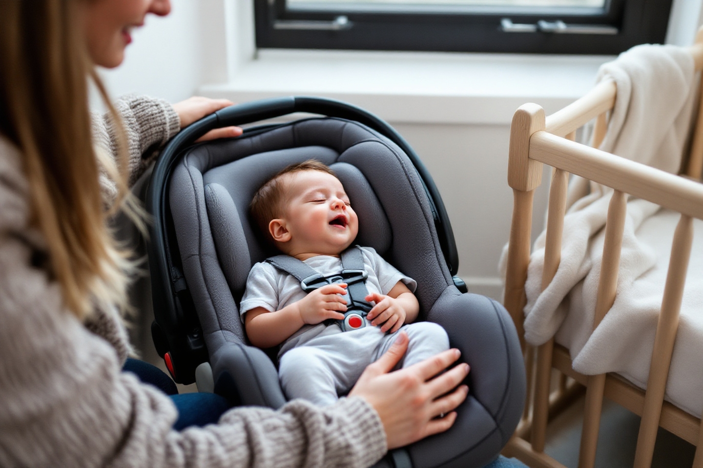 Bébé ne dort que dans son siège-auto : comment l’aider à retrouver le sommeil ailleurs selon les spécialistes