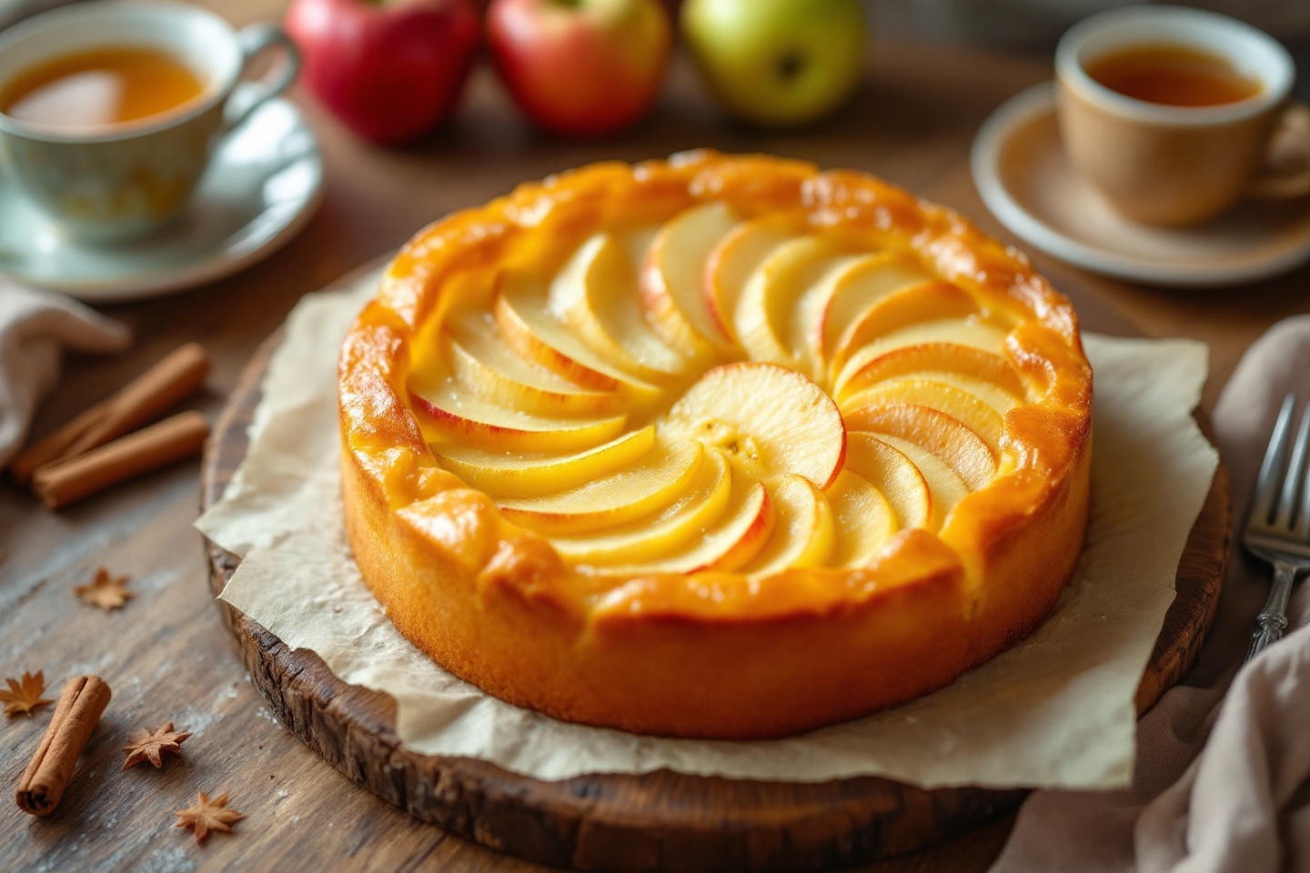 Ultra fondant, léger et tout doux : le gâteau invisible aux pommes, la star inratable des goûters d’automne en famille