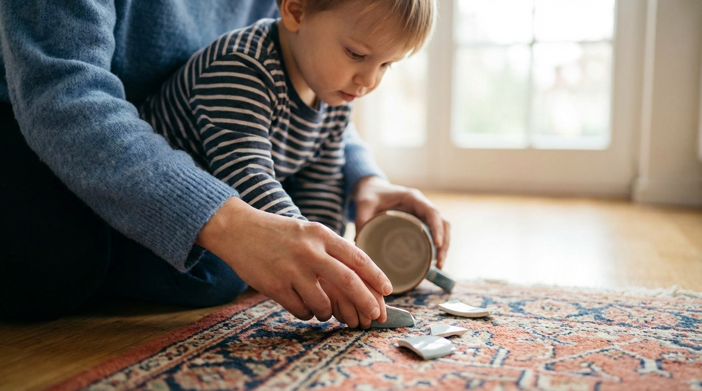 “Chaque semaine, quelque chose est cassé à la maison” : que faire avec un enfant peu soigneux ?