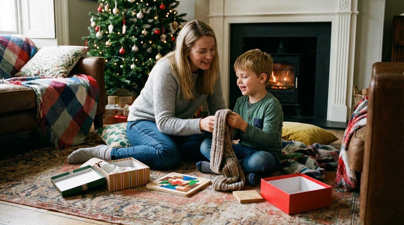 Faut-il limiter le nombre de cadeaux à Noël ? Comment aider votre enfant à hiérarchiser ses envies sans culpabiliser ni céder à la pression…