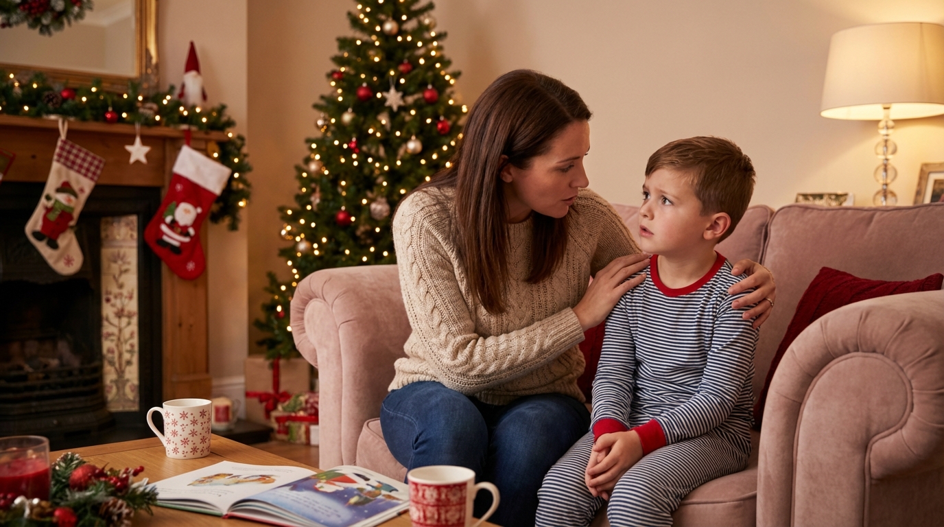 Mon enfant est inquiet à l’approche de Noël : comment réagir face à l’angoisse provoquée par le mythe du Père Noël ?