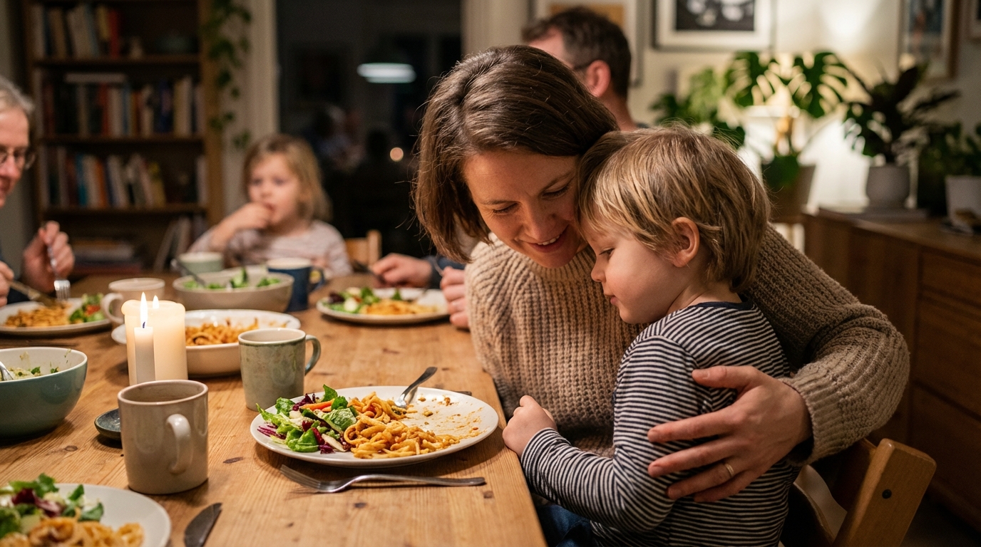 Repas de famille interminables : comment aider son enfant à tenir sans crise ni fatigue ?