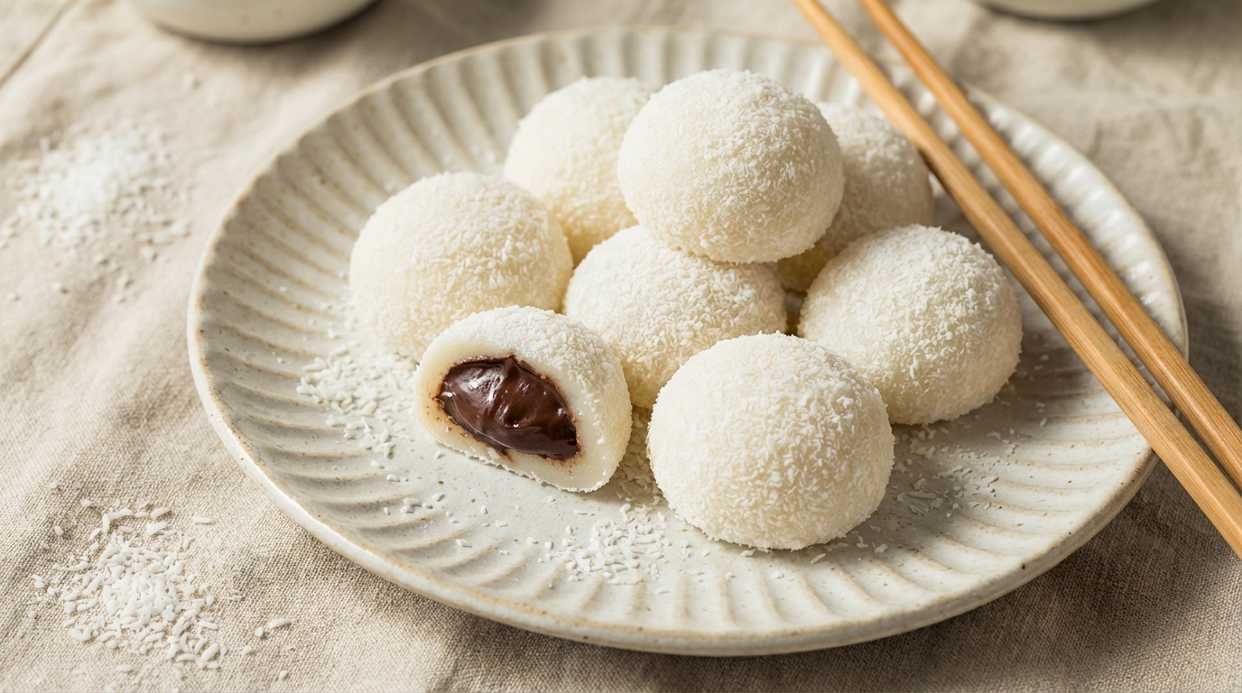 Promesse de moelleux pour le Nouvel An : ces boules coco vapeur à cœur chocolat font fondre hiver et fatigue familiale
