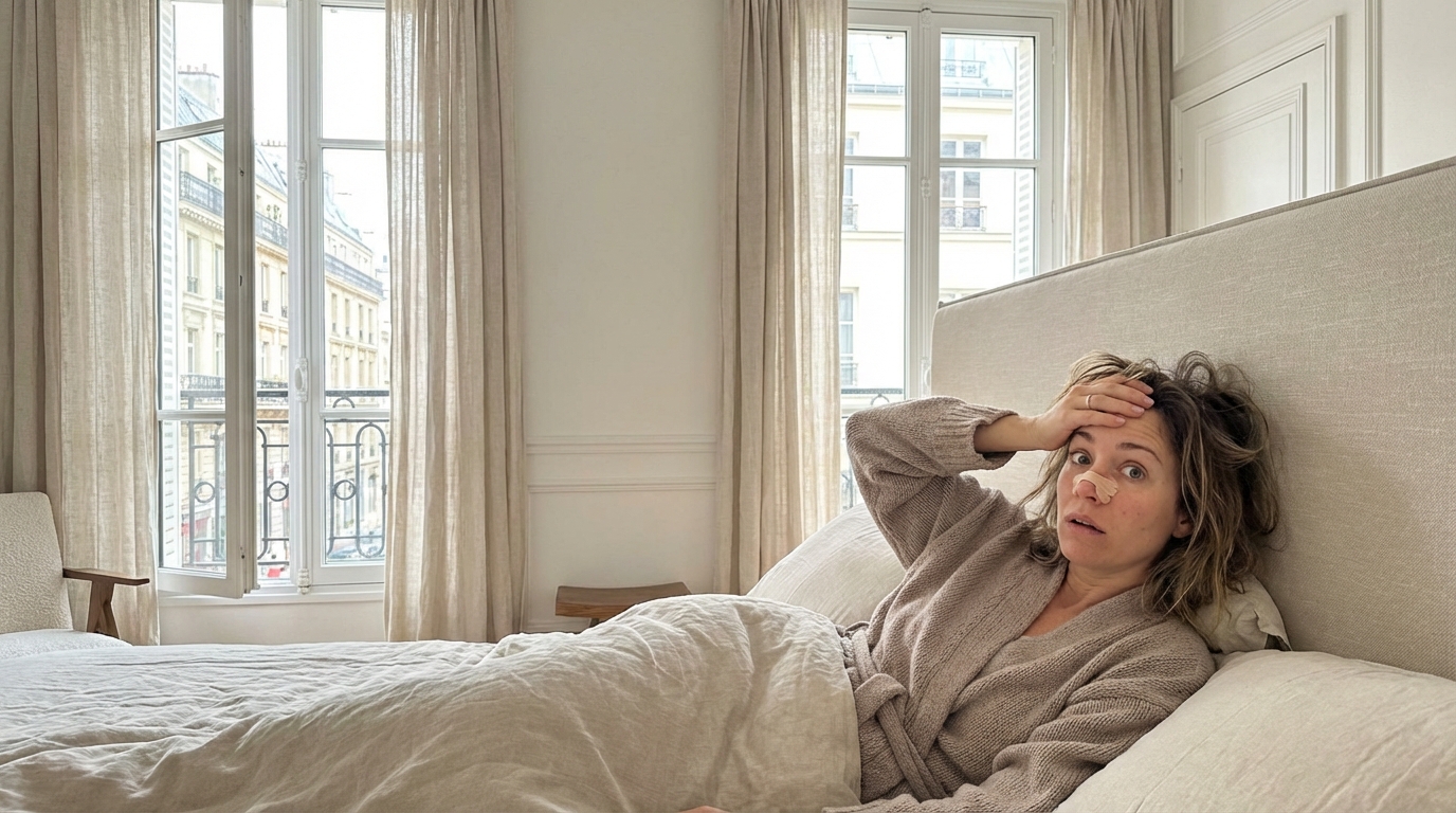 J’ai tout misé sur ces bandelettes nasales pour enfin dormir, mais le vrai problème n’était pas sur mon nez