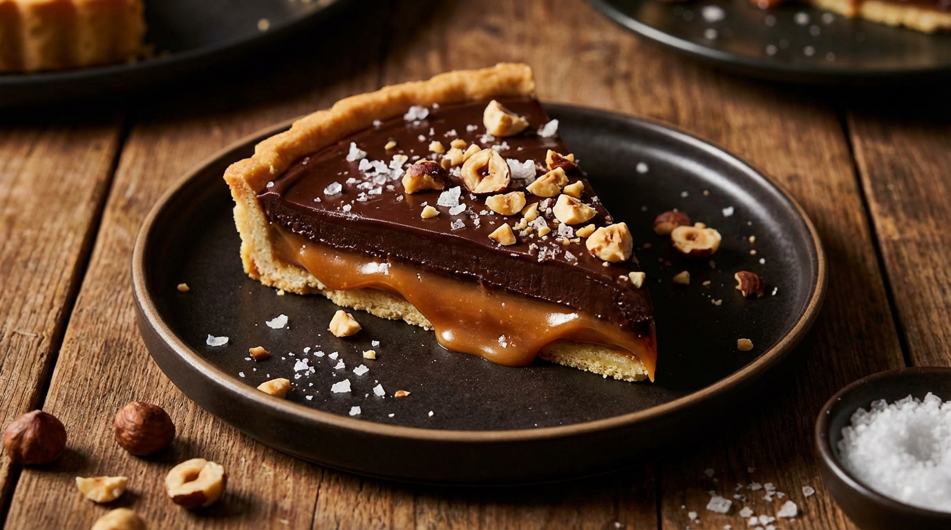 Ce classique à deux couches caramel et chocolat fond sur la langue : le dessert doudou facile, parfait pour les envies cocooning de février