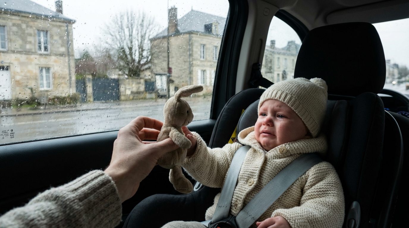 Bébé pleure en voiture : solutions pratiques pour apaiser les trajets difficiles selon les pédiatres