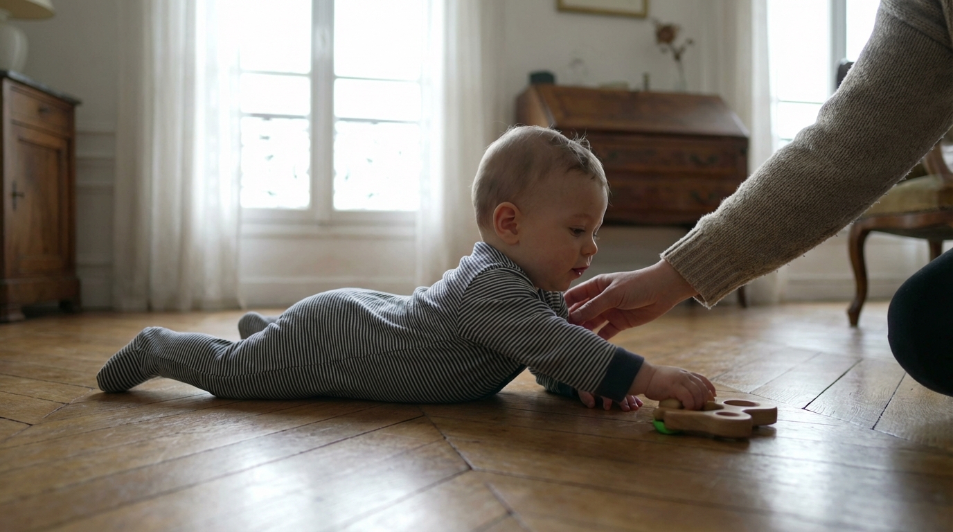 Bébé ne s’assoit pas seul à 9 mois : ce qu’en pensent les experts et quand demander conseil
