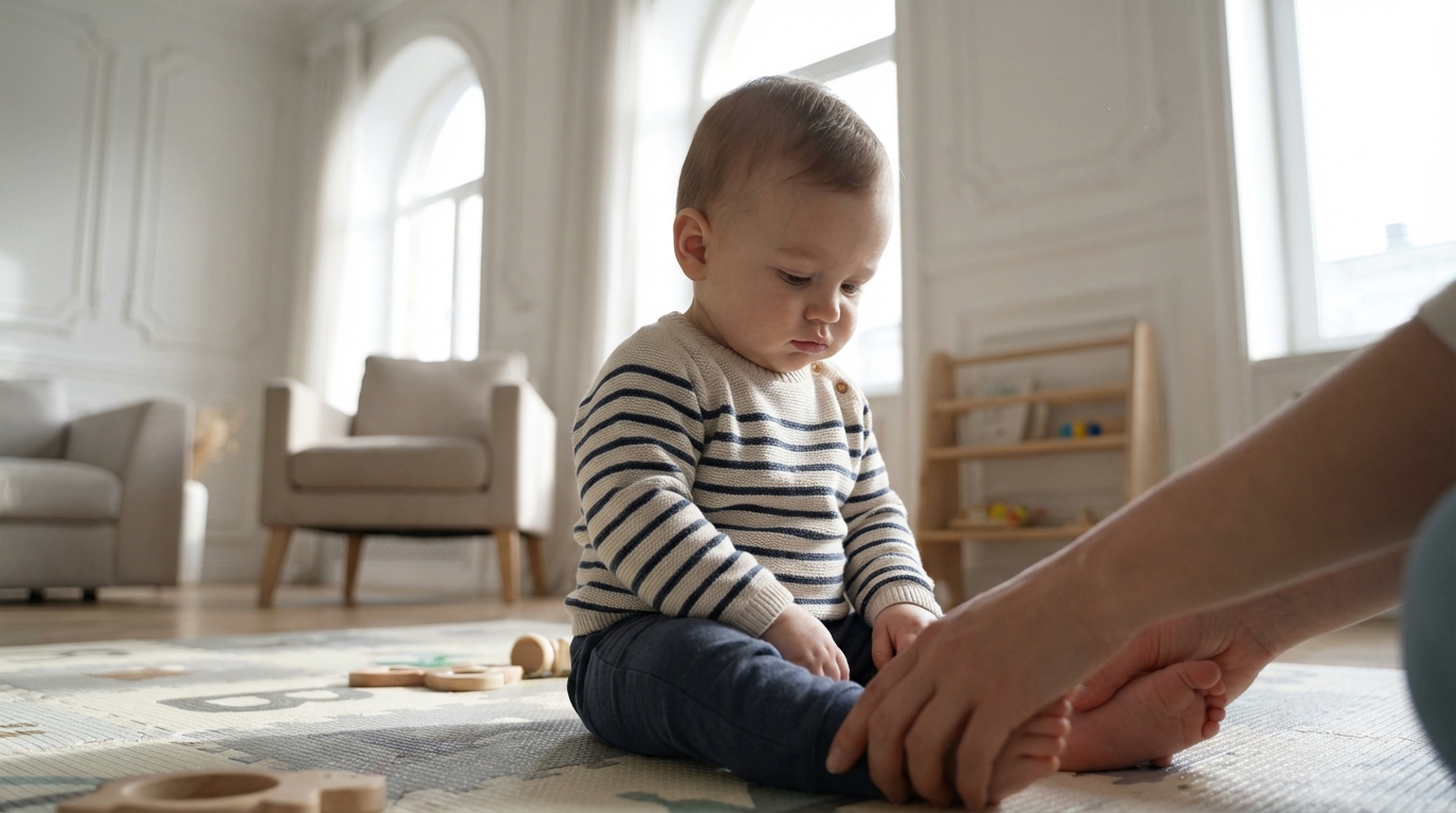 Bébé ne se met toujours pas debout : les signes qui nécessitent un bilan selon les pédiatres