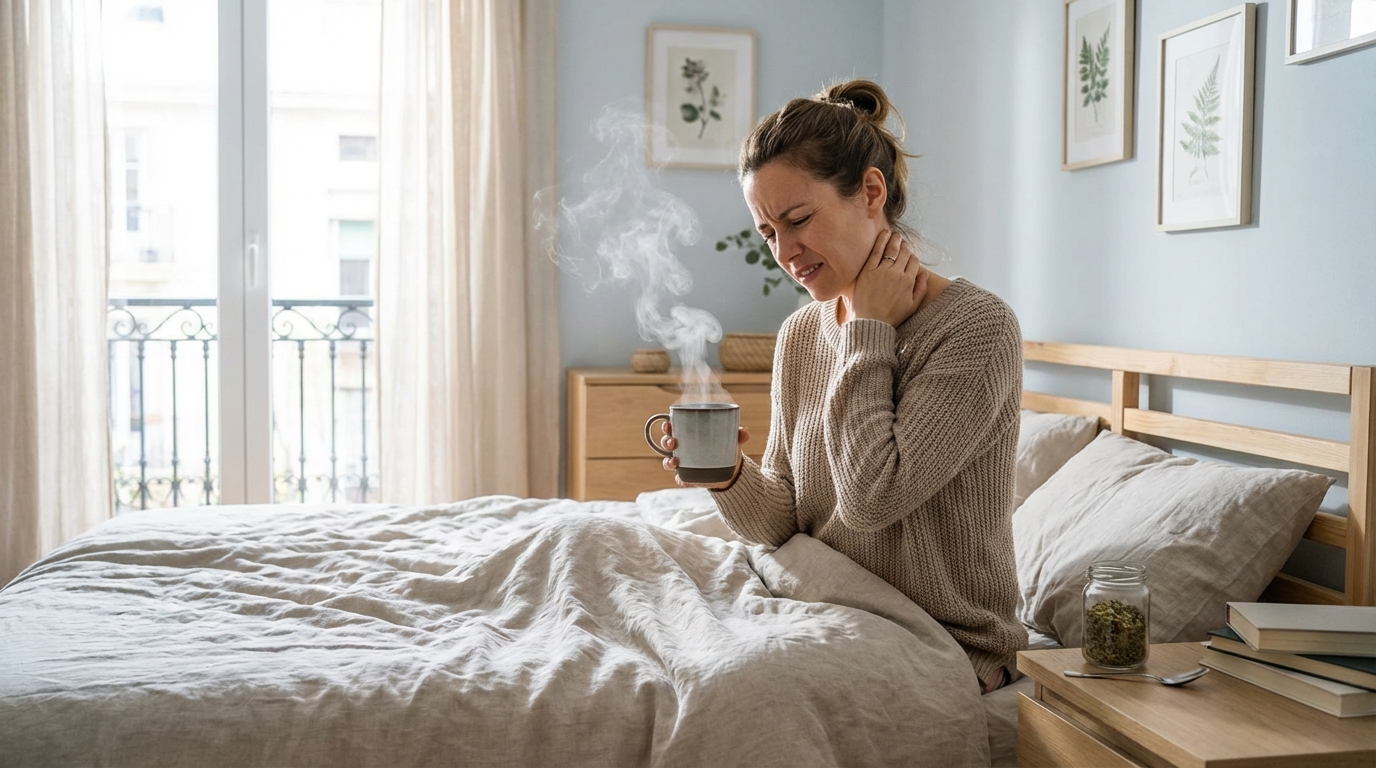 « Une bonne tisane bien chaude et au lit » : pourquoi ce réflexe réconfortant est une fausse bonne idée pour la gorge
