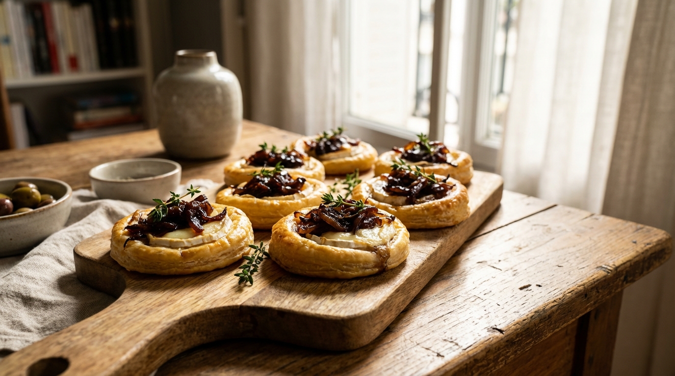 « Le plateau était vide et on n’avait même pas encore servi l’entrée » : ces tartelettes au chèvre cachent un duo sucré-acide dans leurs oignons