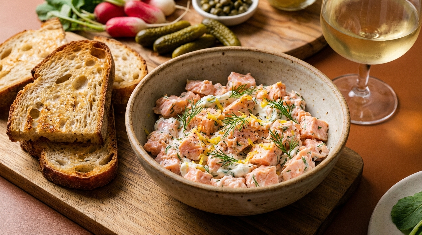 Onctueux, frais et prêt en cinq minutes : ce mélange tout simple a remplacé toutes mes tartinades d’apéro ce printemps