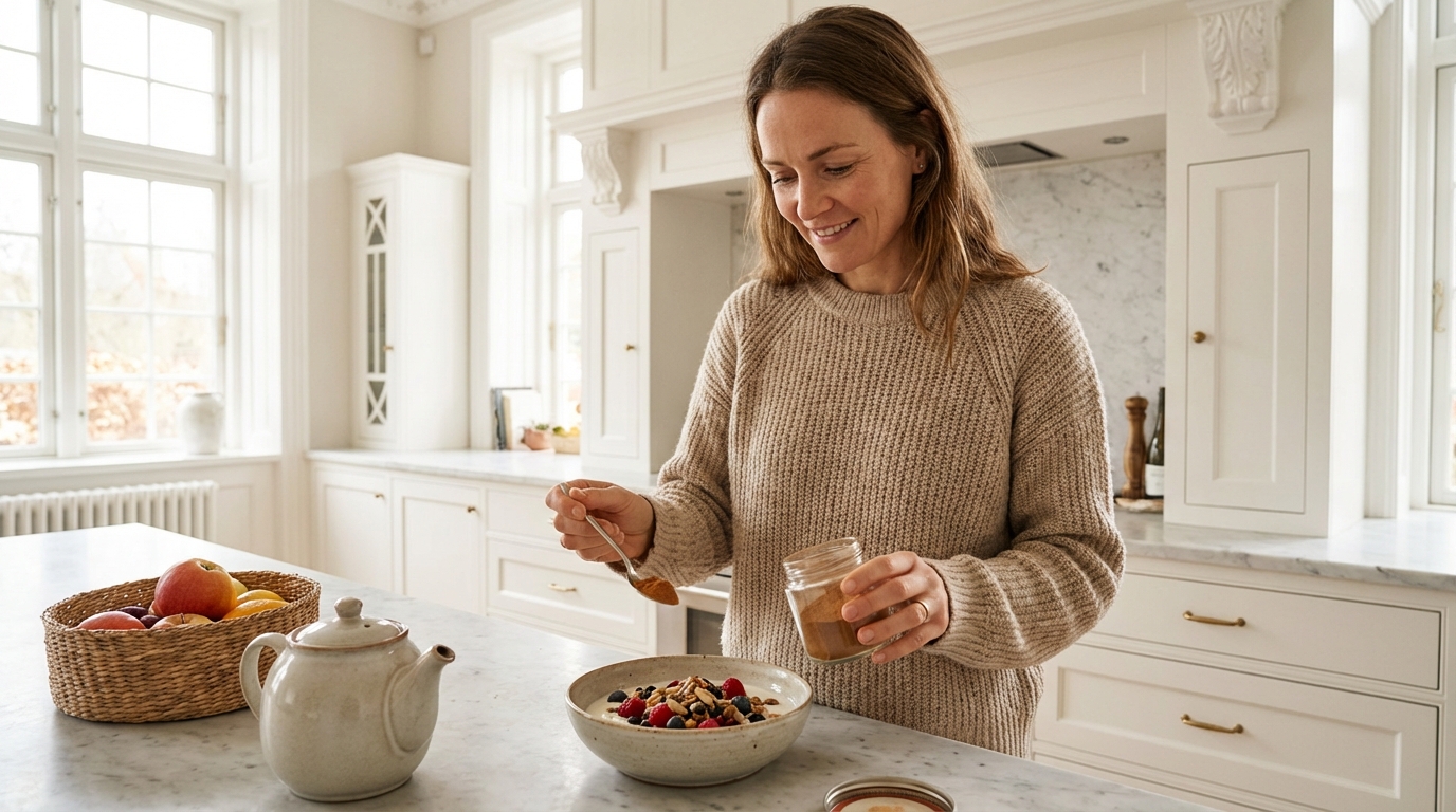 Depuis que j&rsquo;ai ajouté cette poudre à mon petit-déjeuner, mon corps post-partum me dit merci
